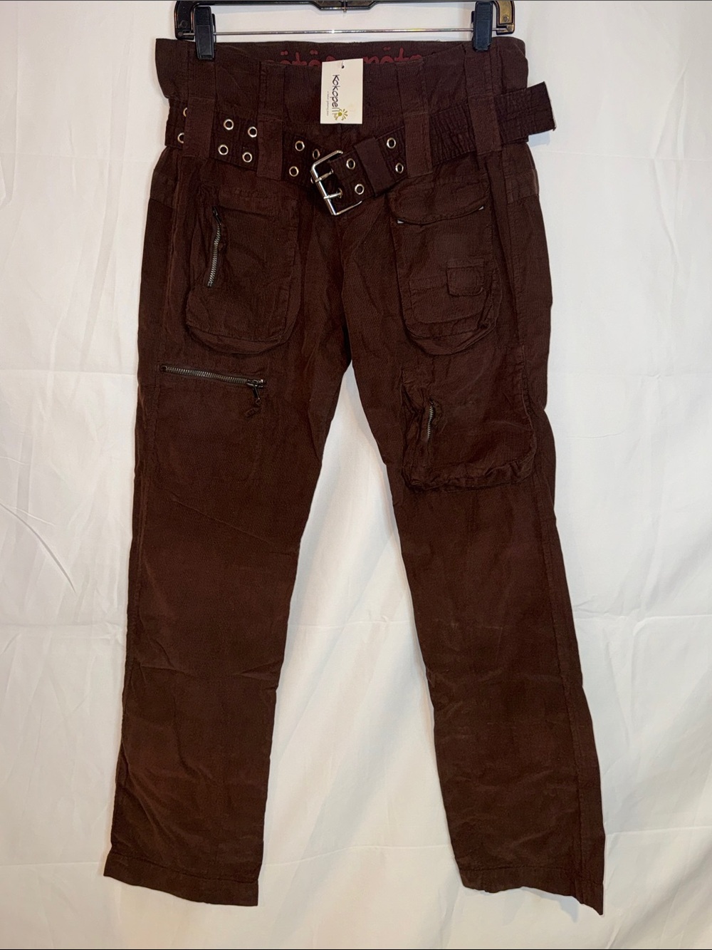 Pete & Greta Skinny Corduroy Cargo Pants